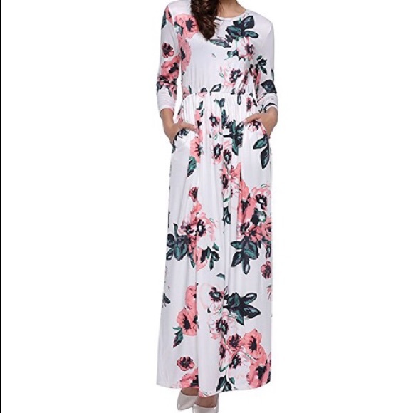 wish floral maxi dress